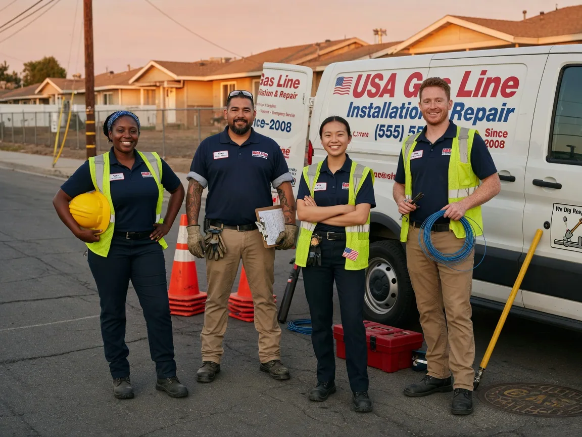Gas Line Installation company in Odessa, MN